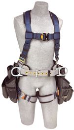 Construction Style Positioning Harness w/ Tongue Buckle Legs