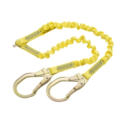 3 ft Shock Absorbing Lanyard with Rebar Hook